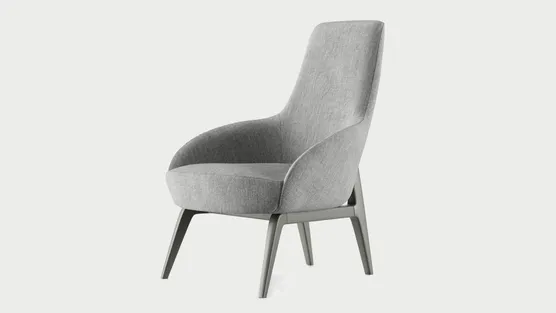 poltrona design schienale alto 