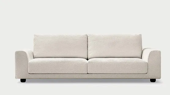divano comodo bianco