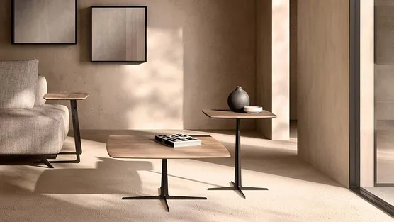  tavolini e servetti in legno