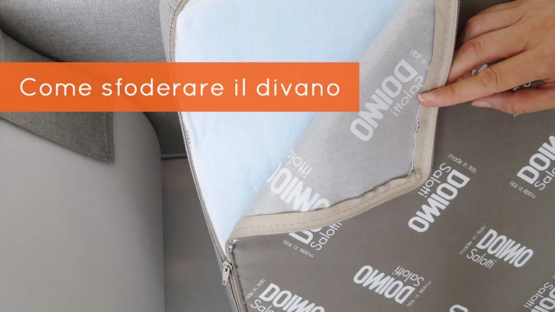 Come sfoderare un divano